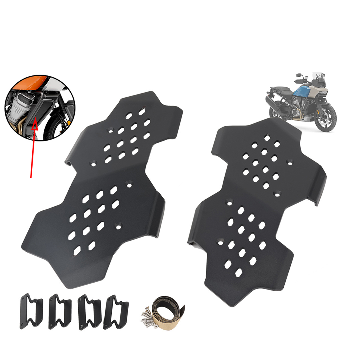 Motorcycle Cylinder - Protecteur de culasse pour moteur de