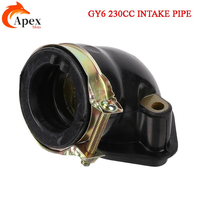 Motorcycle Carburetor - Tuyau d'admission Gy6 230cc pour collecteur