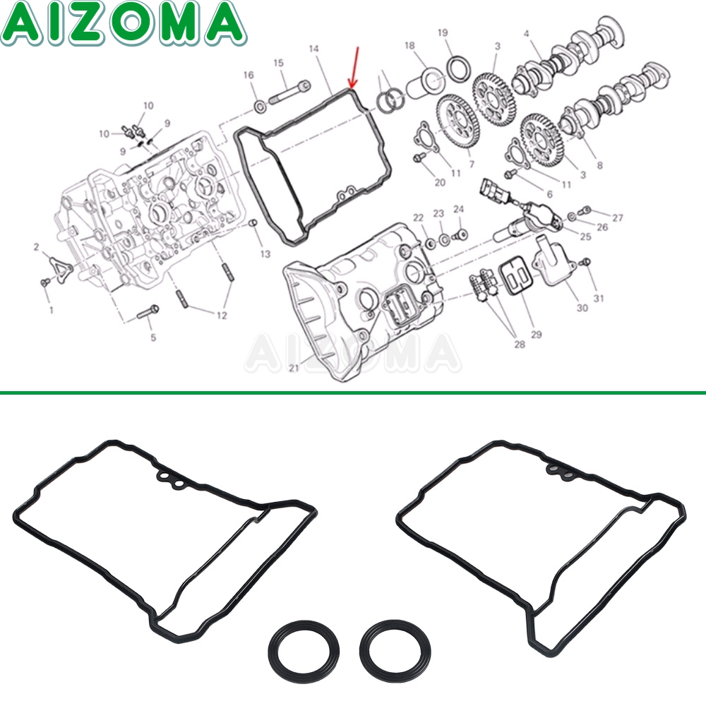 Joint de couvercle de culasse  - Motorcycle Valve Cover avis et prix