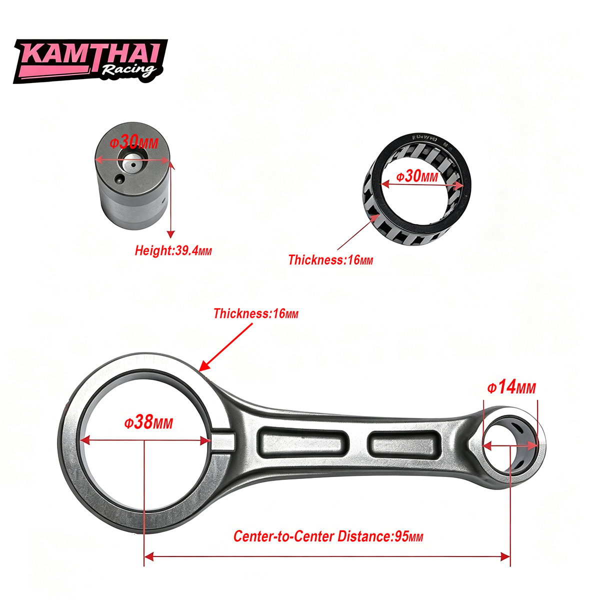 KAMTHAI, bielle de vilebrequin - Motorcycle Crankshaft avis et prix